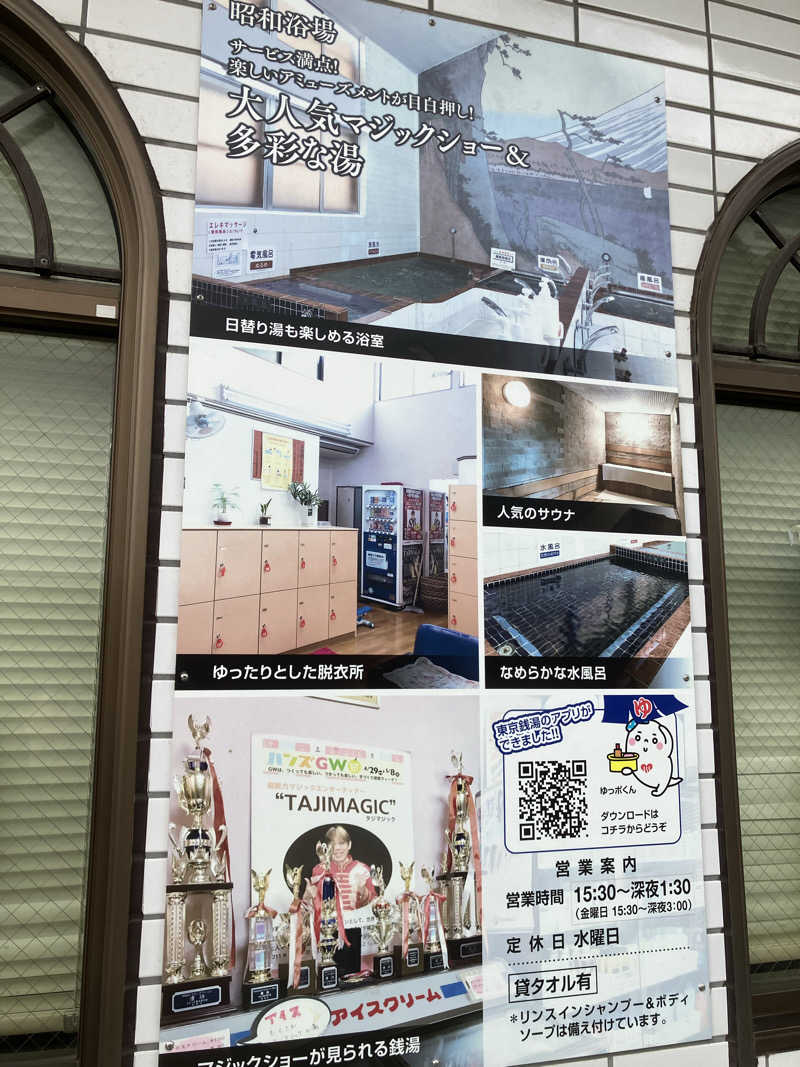 サウナーマンさんのマジック温泉 昭和浴場のサ活写真