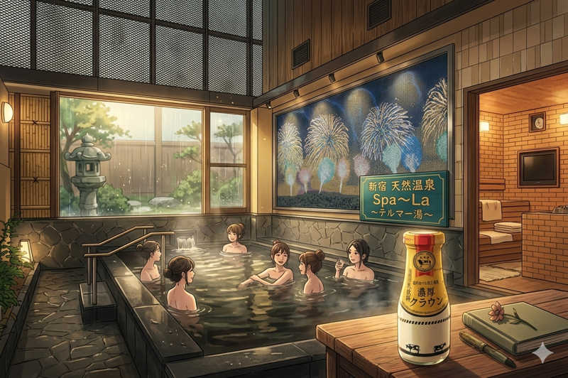 ぴーたんさんの新宿天然温泉 テルマー湯のサ活写真
