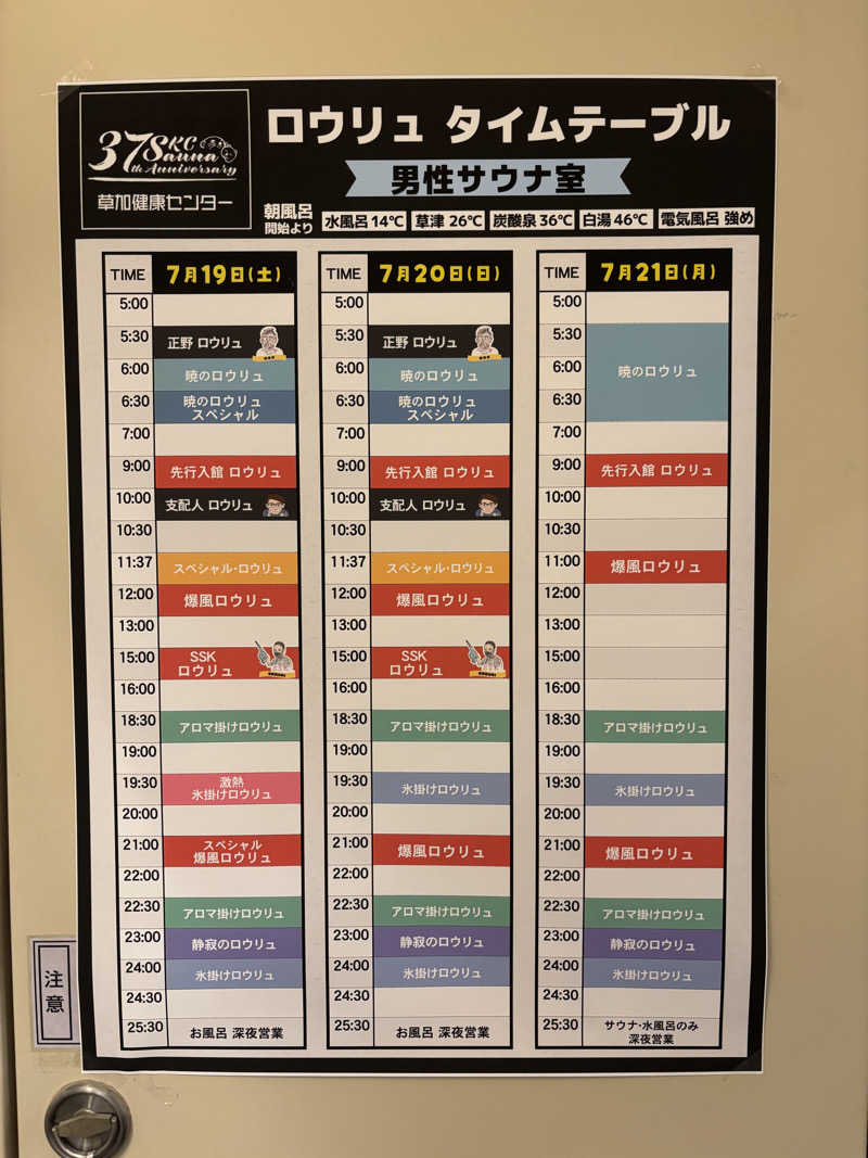 りょう🦦さんの湯乃泉 草加健康センターのサ活写真