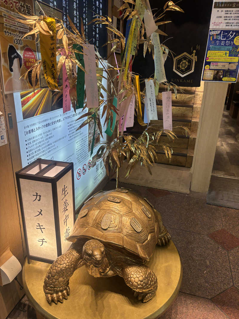 たーたんさんの生姜サウナ 金の亀のサ活写真