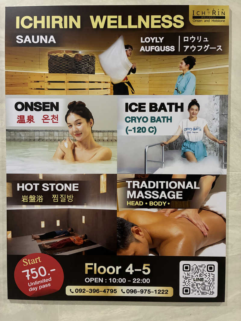 チョコミントさんのICHIRINWELLNESSのサ活写真