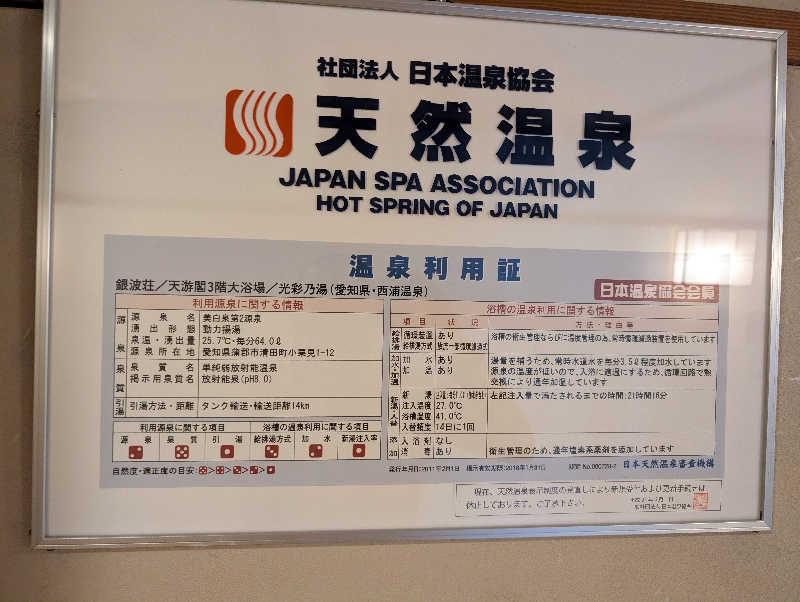 Jimmy pageさんの旬景浪漫 銀波荘のサ活写真