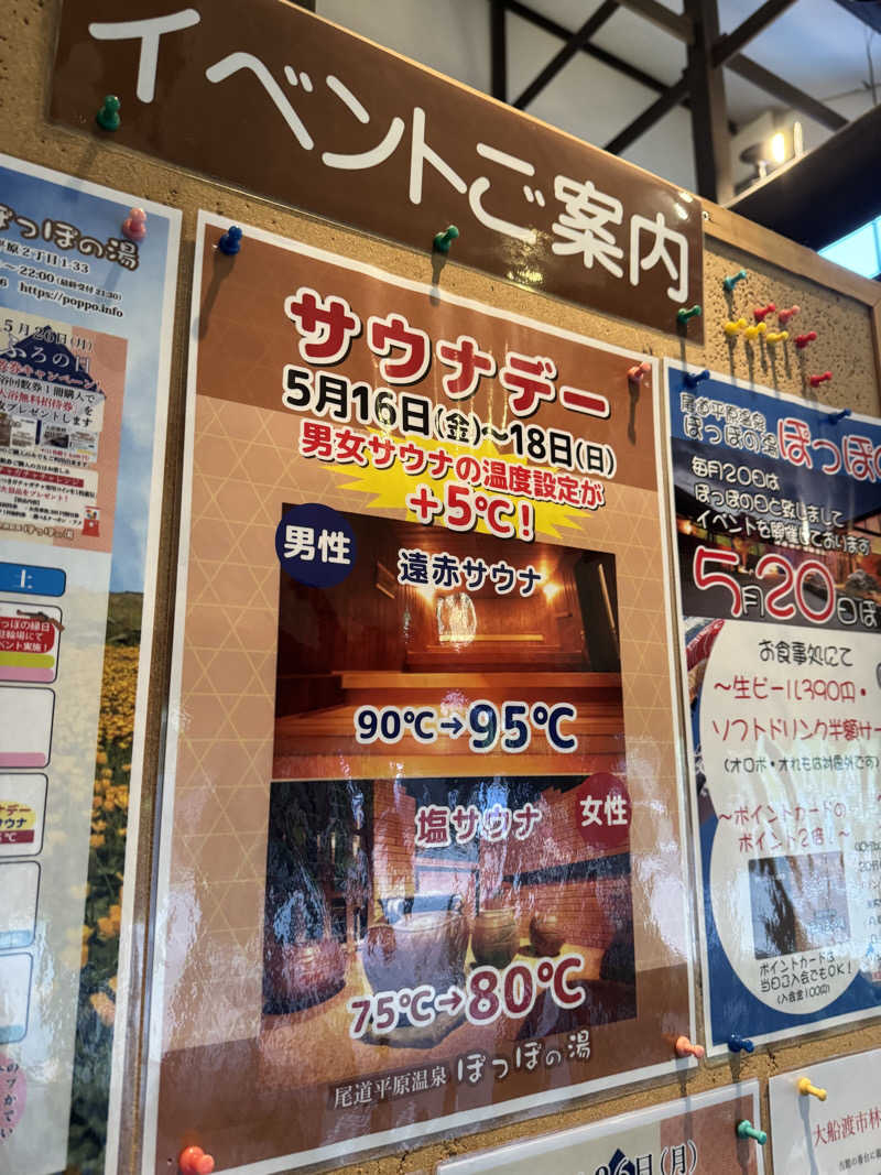 だいきちさんの尾道平原温泉 ぽっぽの湯のサ活写真