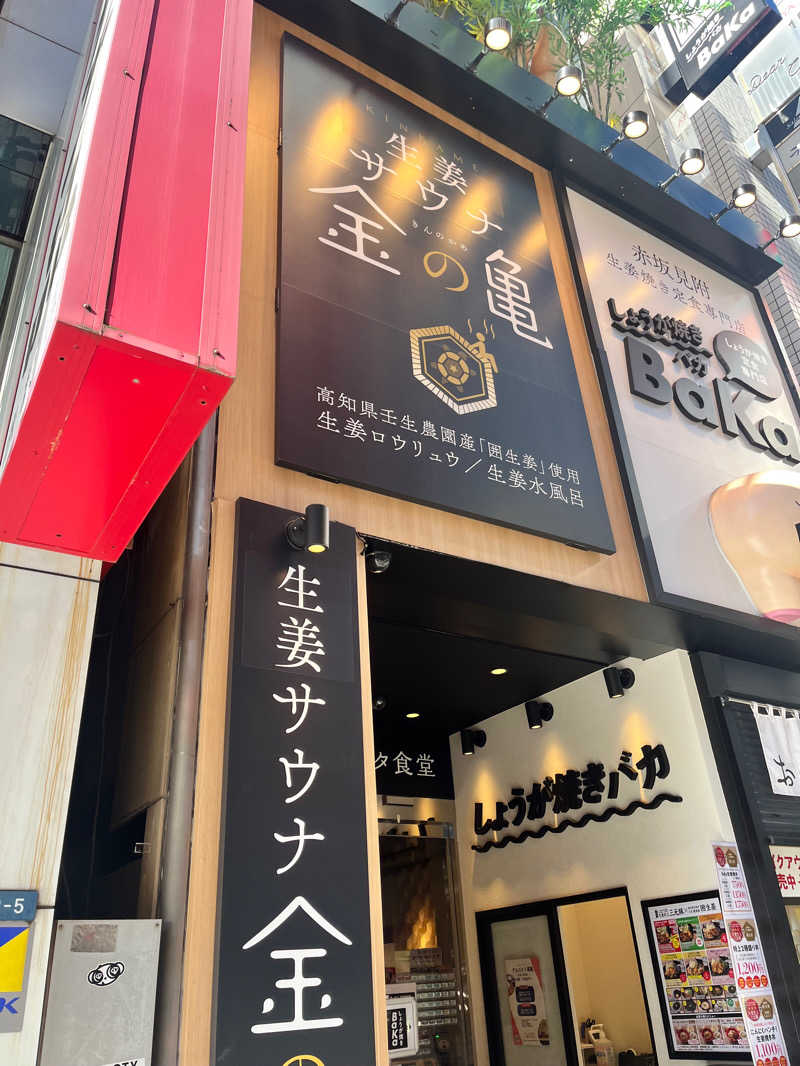 まぐろねこさんの生姜サウナ 金の亀のサ活写真