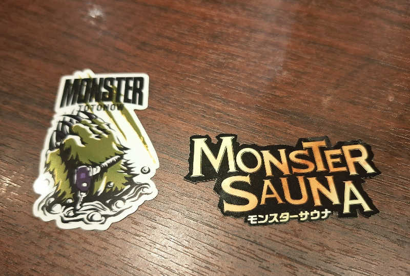 サウナステッカーコレクターさんのサ活（MONSTER WORK & SAUNA, 武蔵野