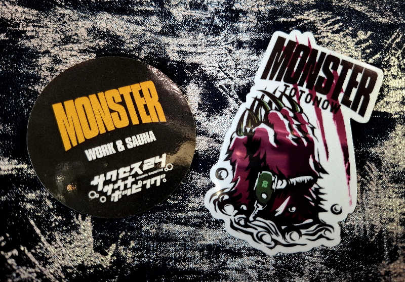 サウナステッカーコレクター通称S.S.CさんのMONSTER WORK & SAUNAのサ活写真