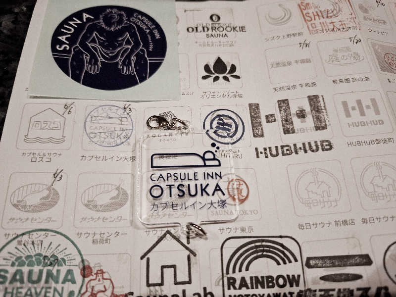 サウナステッカーコレクターさんのカプセルイン大塚のサ活写真
