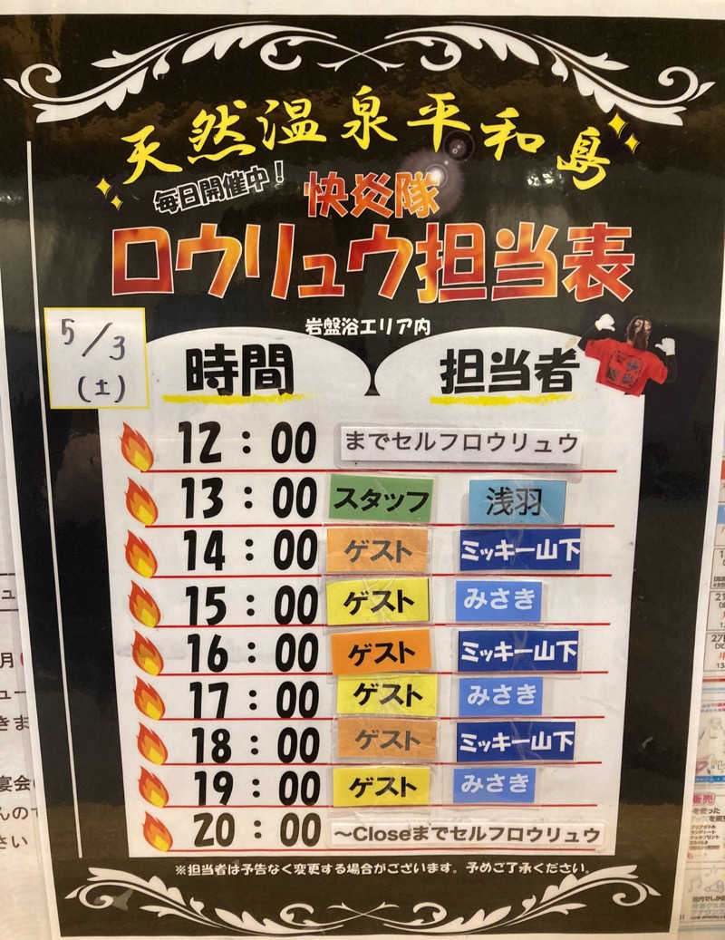 rainさんの天然温泉 平和島のサ活写真