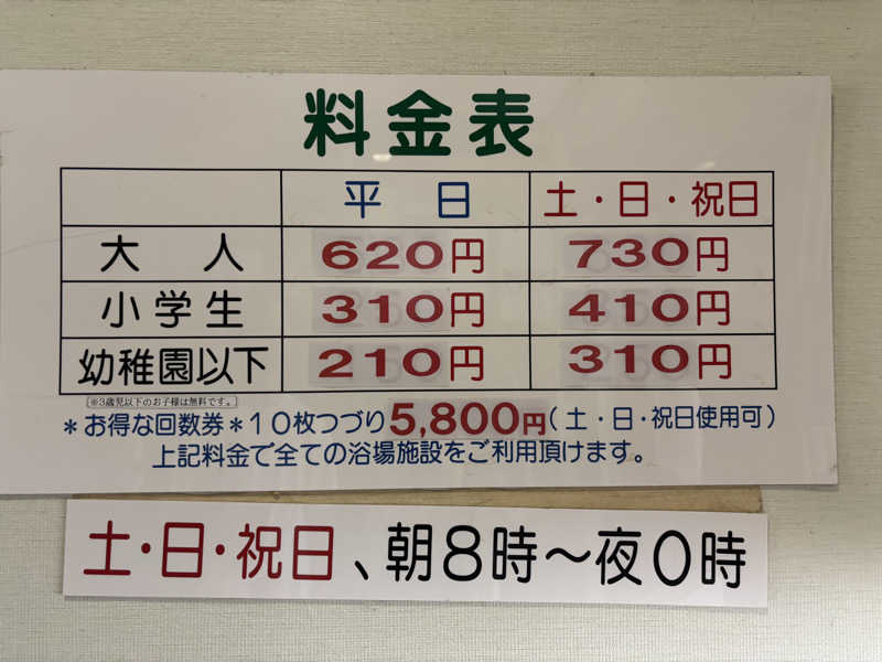 スミさんのスーパー銭湯コール 宇都宮の湯のサ活写真