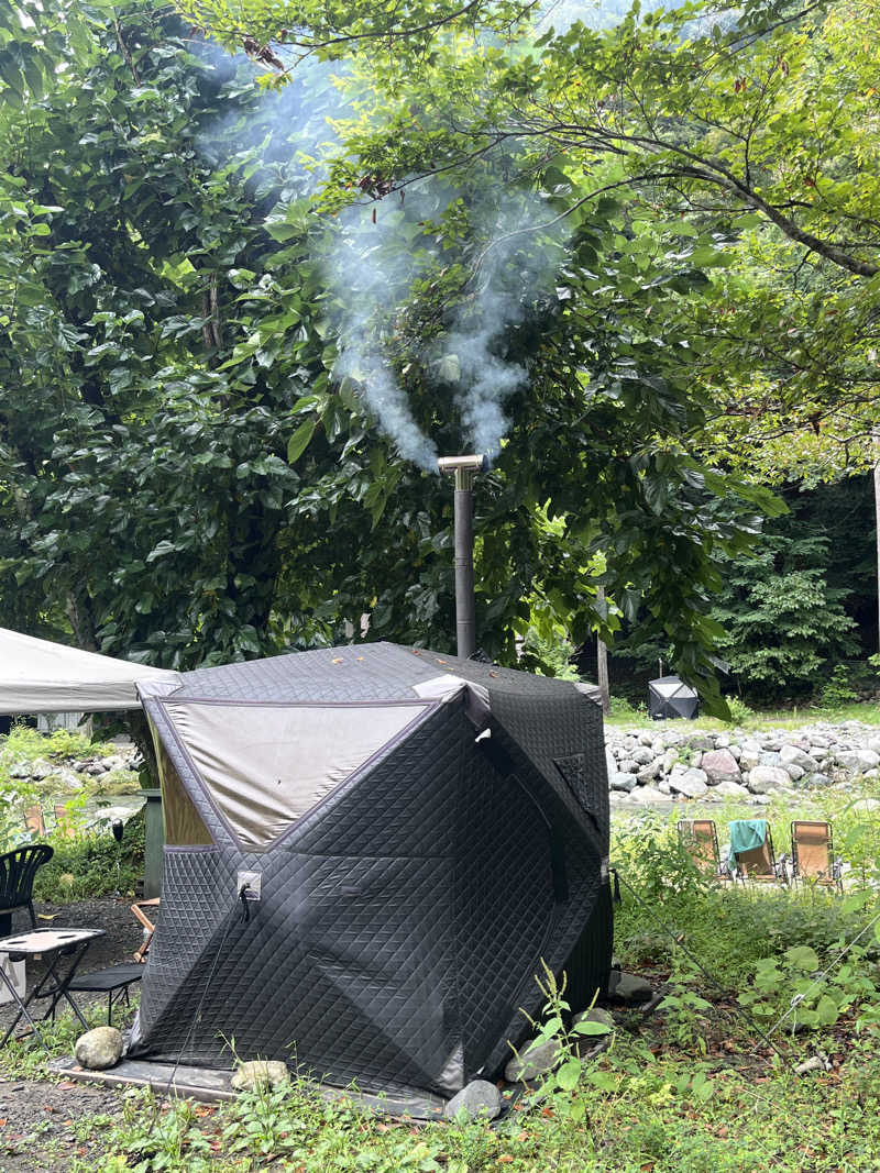 ( ᴖ ̫ᴖ )🎶さんの道志川サウナのサ活写真