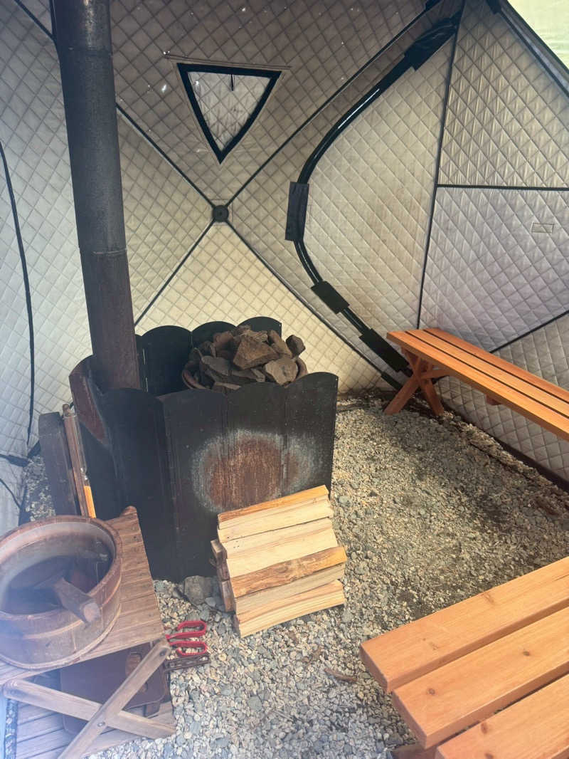 ( ᴖ ̫ᴖ )🎶さんの道志川サウナのサ活写真