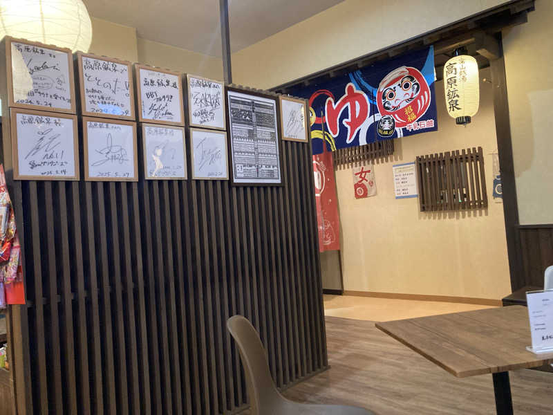 フリーさんの高原鉱泉のサ活写真