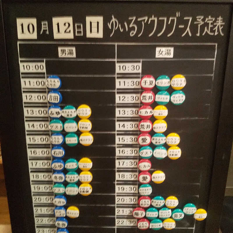 恍惚のハムちゃんさんの朝日湯源泉ゆいるのサ活写真