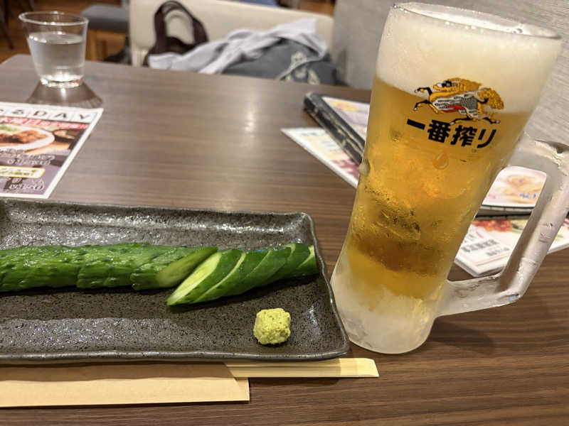 生ビールセット　きゅうり一本漬け