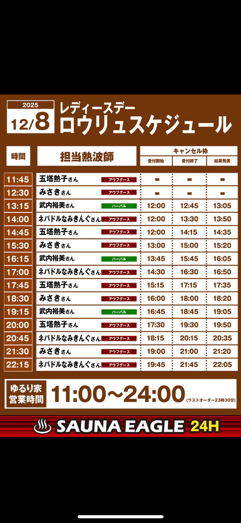 ピカちゃんさんのサウナイーグルのサ活写真