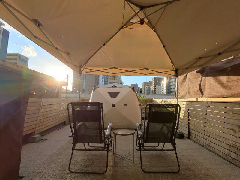 𝖯𝗈𝖼𝗁𝖺さんの屋上の北欧サウナ店 LOMAのサ活写真