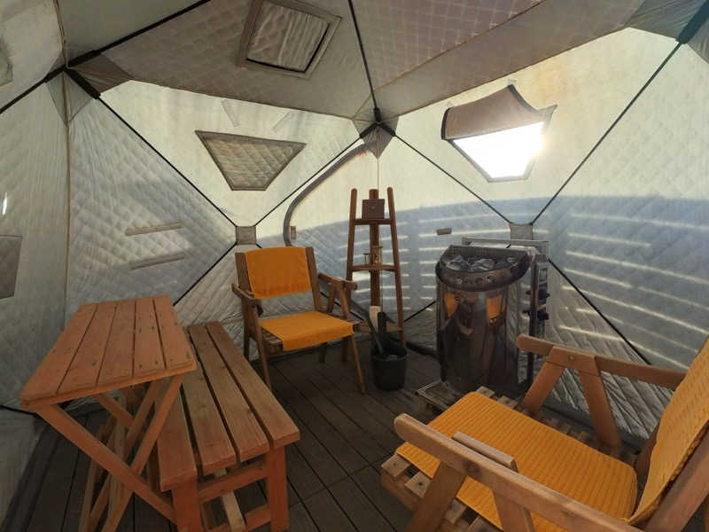 𝖯𝗈𝖼𝗁𝖺さんの屋上の北欧サウナ店 LOMAのサ活写真