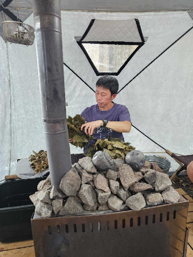 サウナの国のエド (Edu)さんのNature Sauna(大山隠岐国立公園内・一向平キャンプ場)のサ活写真