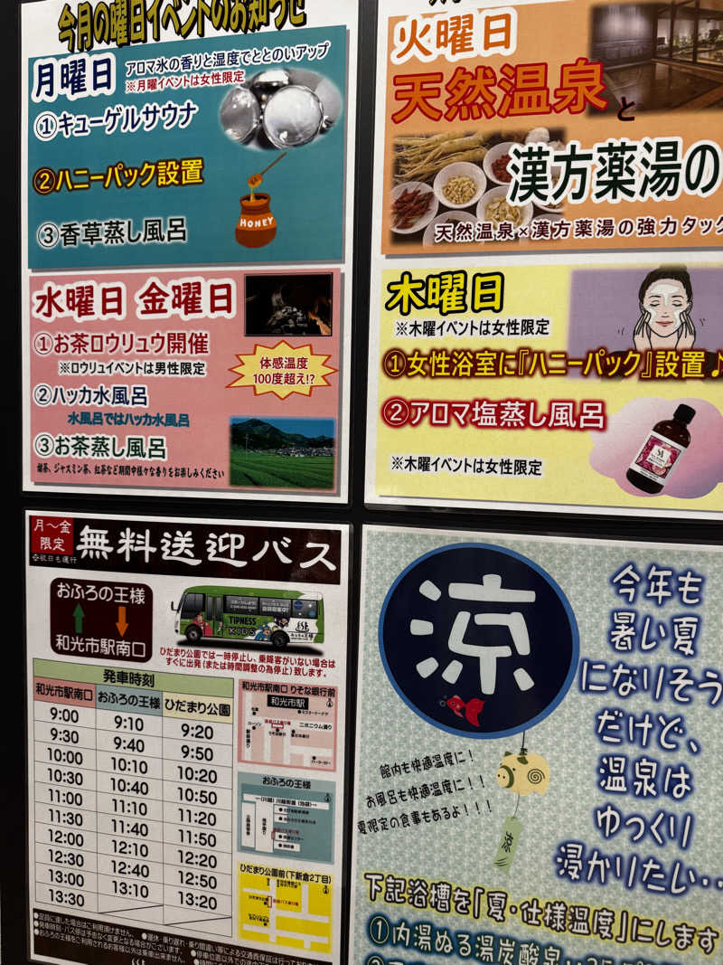 たつろーさんのおふろの王様 和光店のサ活写真