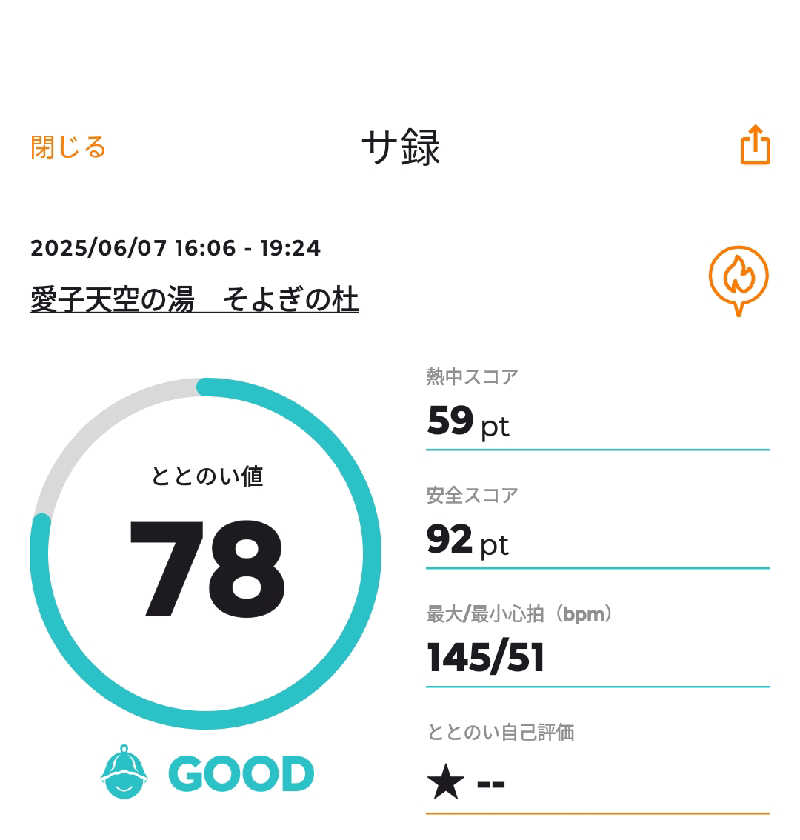 麺たさんの愛子天空の湯 そよぎの杜のサ活写真