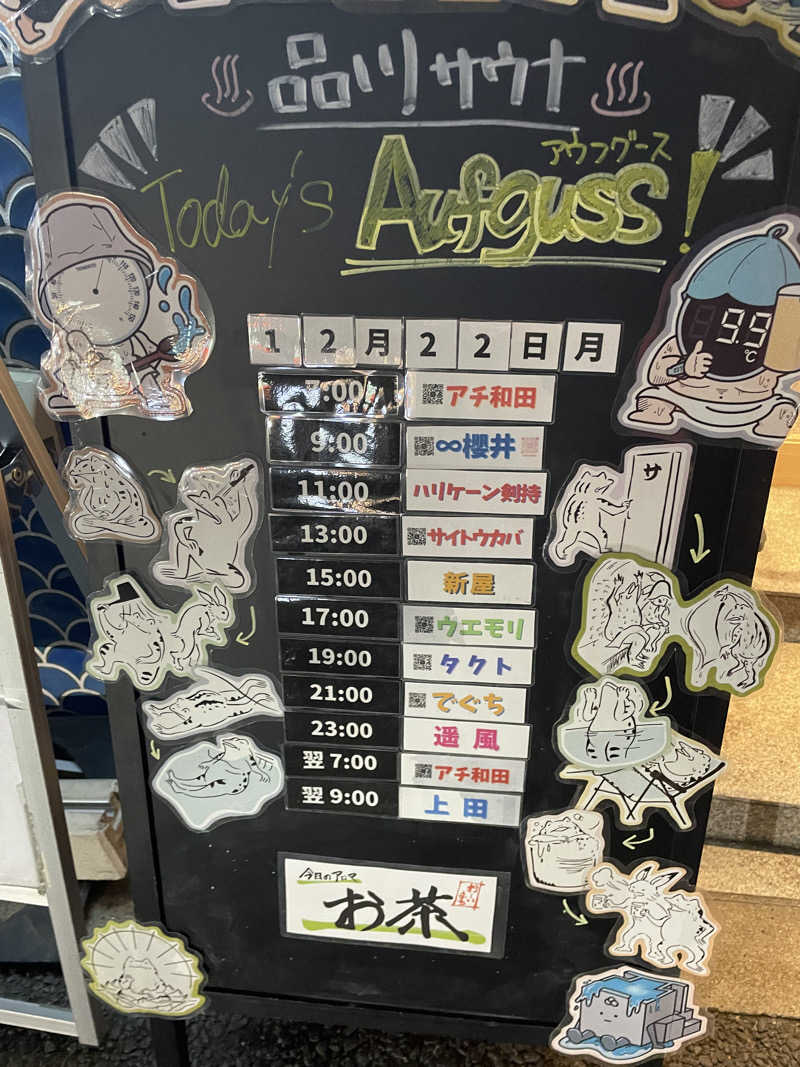 天然水さんの泊まれるサウナ屋さん 品川サウナのサ活写真