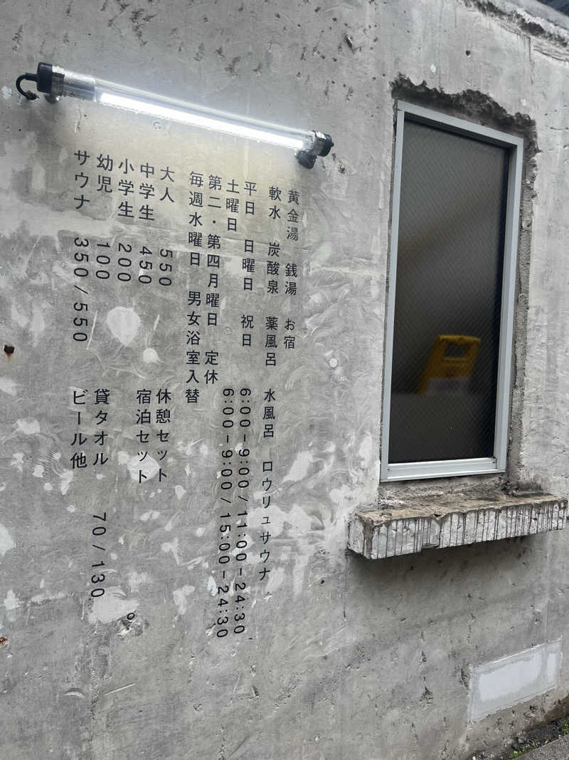犬ってdogさんの黄金湯のサ活写真