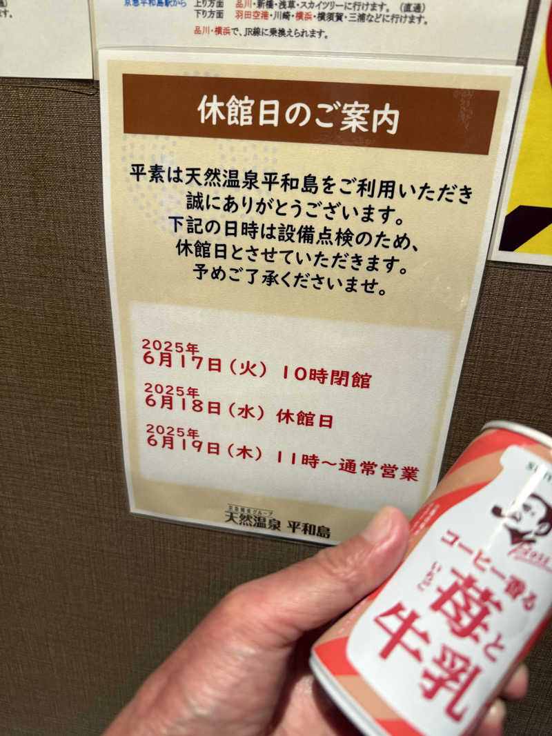 JD祭りさんの天然温泉 平和島のサ活写真