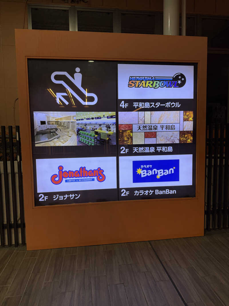 JD祭りさんの天然温泉 平和島のサ活写真