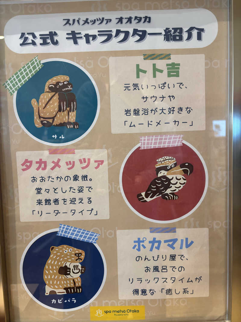 ＊華ハナコ＊さんのスパメッツァ おおたか 竜泉寺の湯のサ活写真