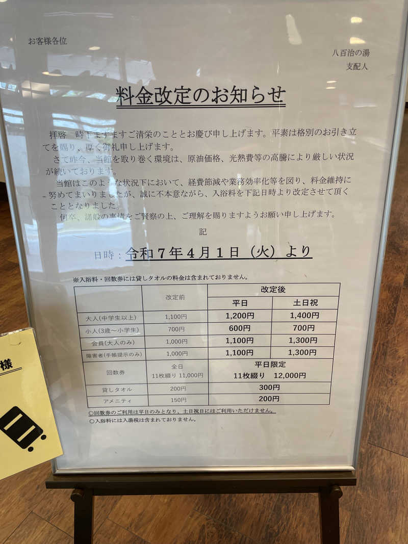 yoyoyoshikawaさんの博多天然温泉 八百治の湯(八百治博多ホテル)のサ活写真