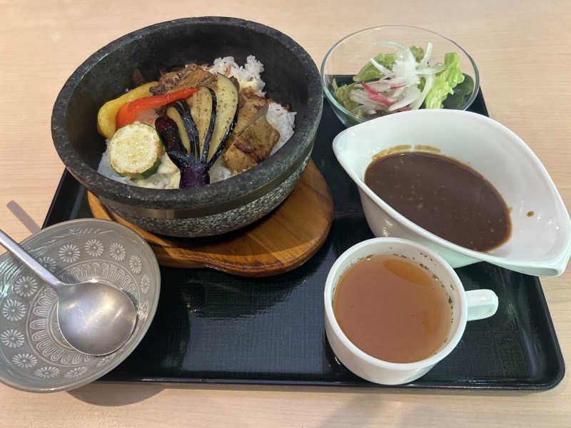 鶏肉のカレーランチ