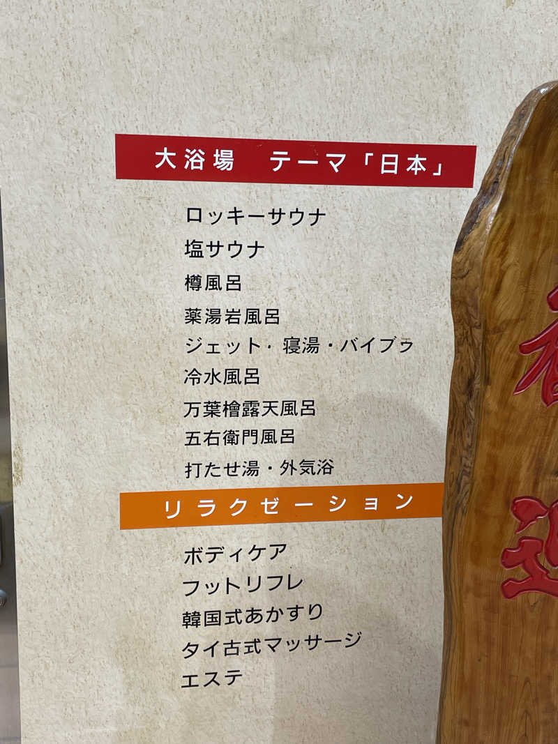 けーとくさんのスパ 湯〜ワールドのサ活写真