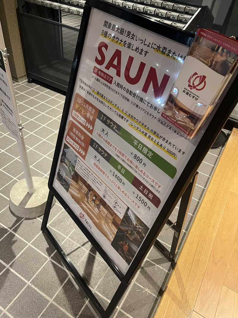さうなーLv.4さんの常総ONSEN&SAUNA お湯むすびのサ活写真