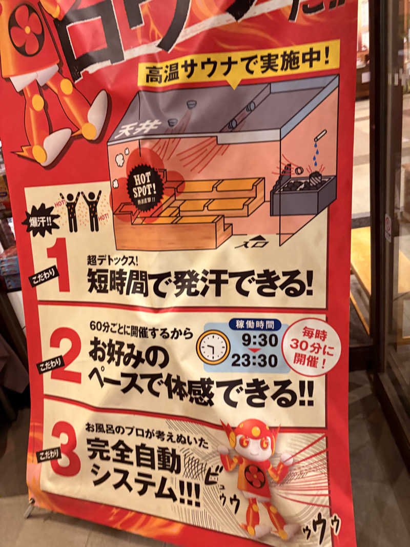 とっとこF太郎さんの湯の郷 絢ほのかのサ活写真