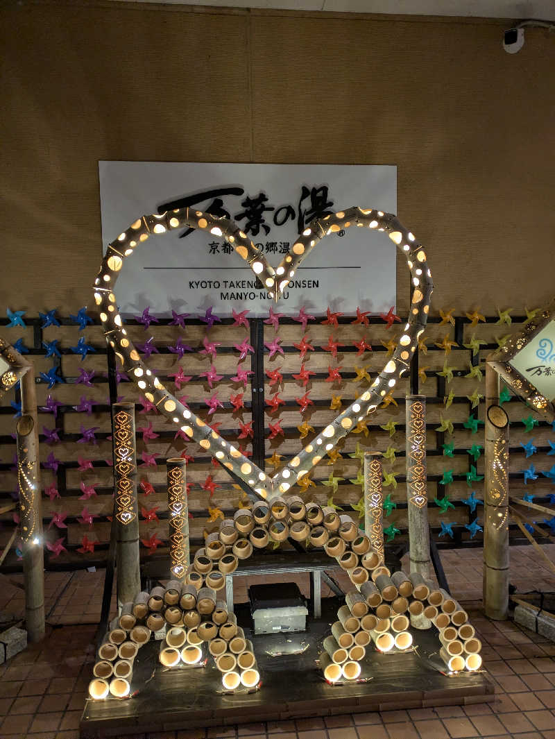 鳥さんの京都  竹の郷温泉  万葉の湯のサ活写真