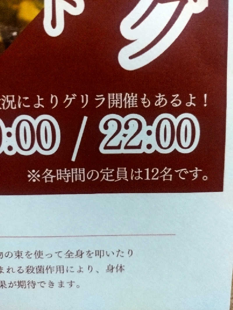 ノンキチさんの瀬戸大橋四国健康村のサ活写真