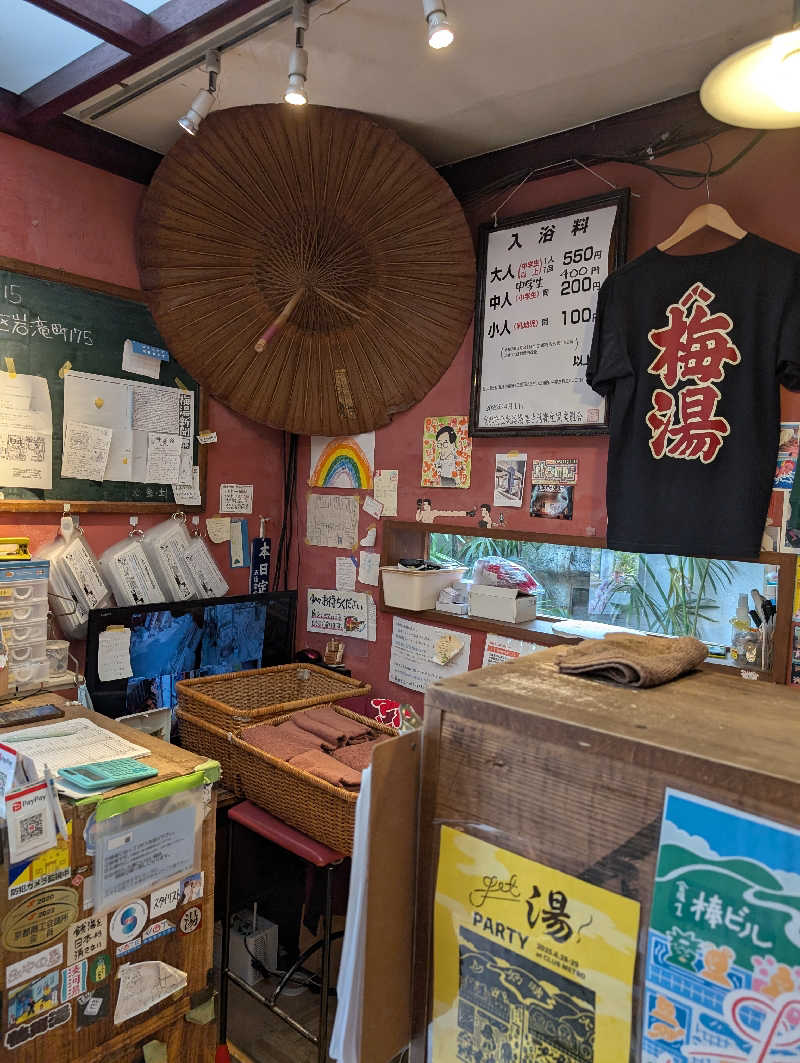 ひがしのりさんのサウナの梅湯のサ活写真