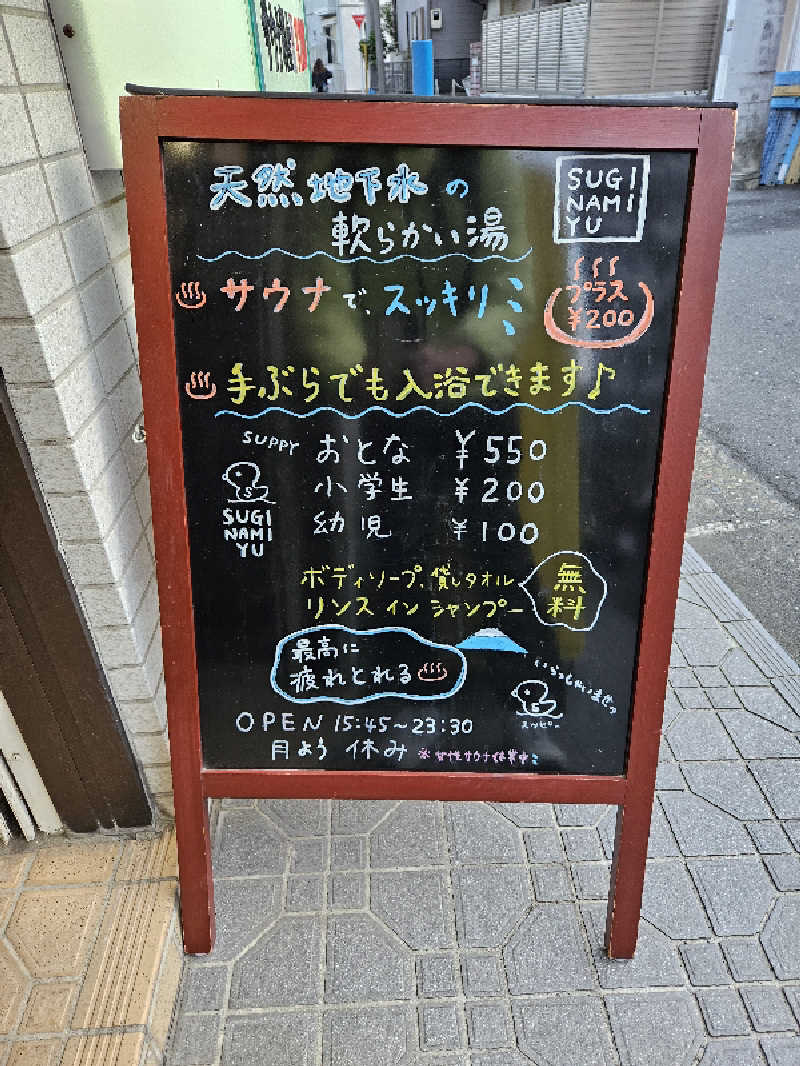 ニャーさんの杉並湯のサ活写真