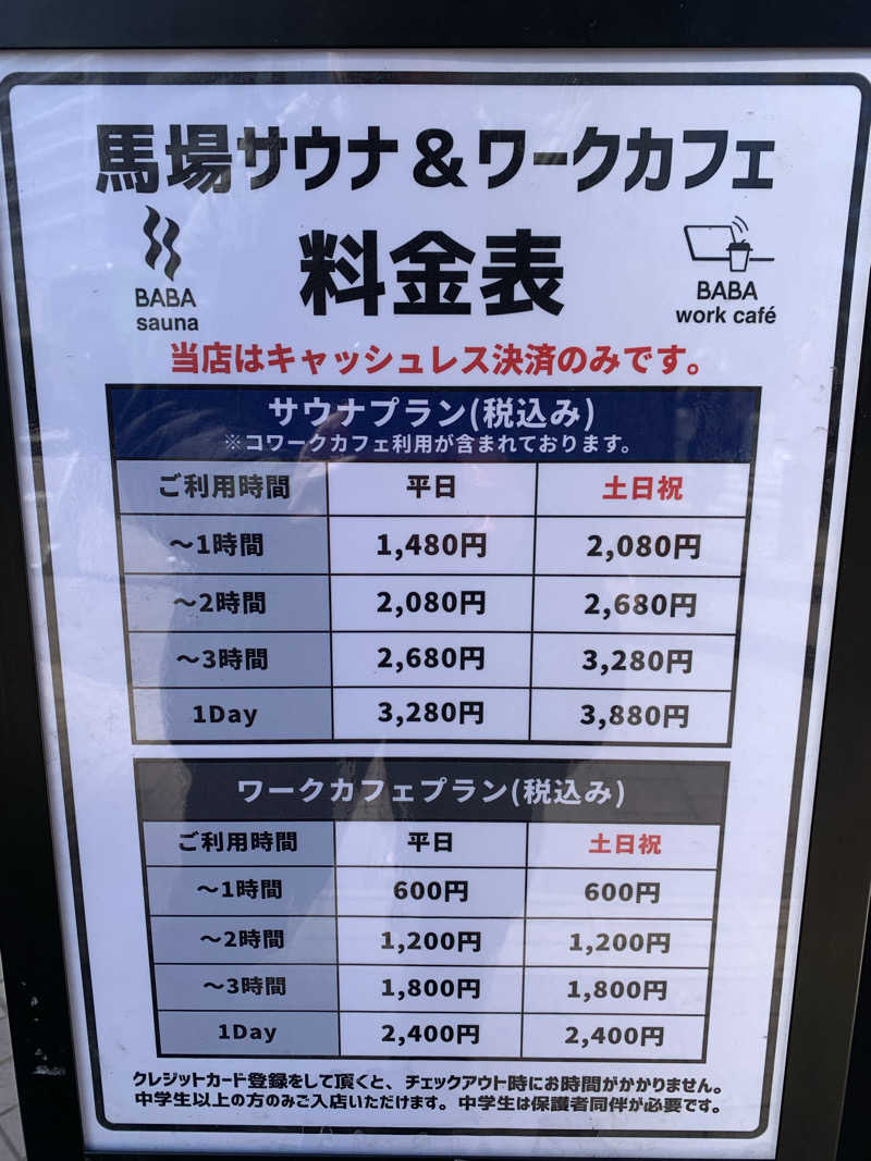 yatto707さんの馬場サウナのサ活写真