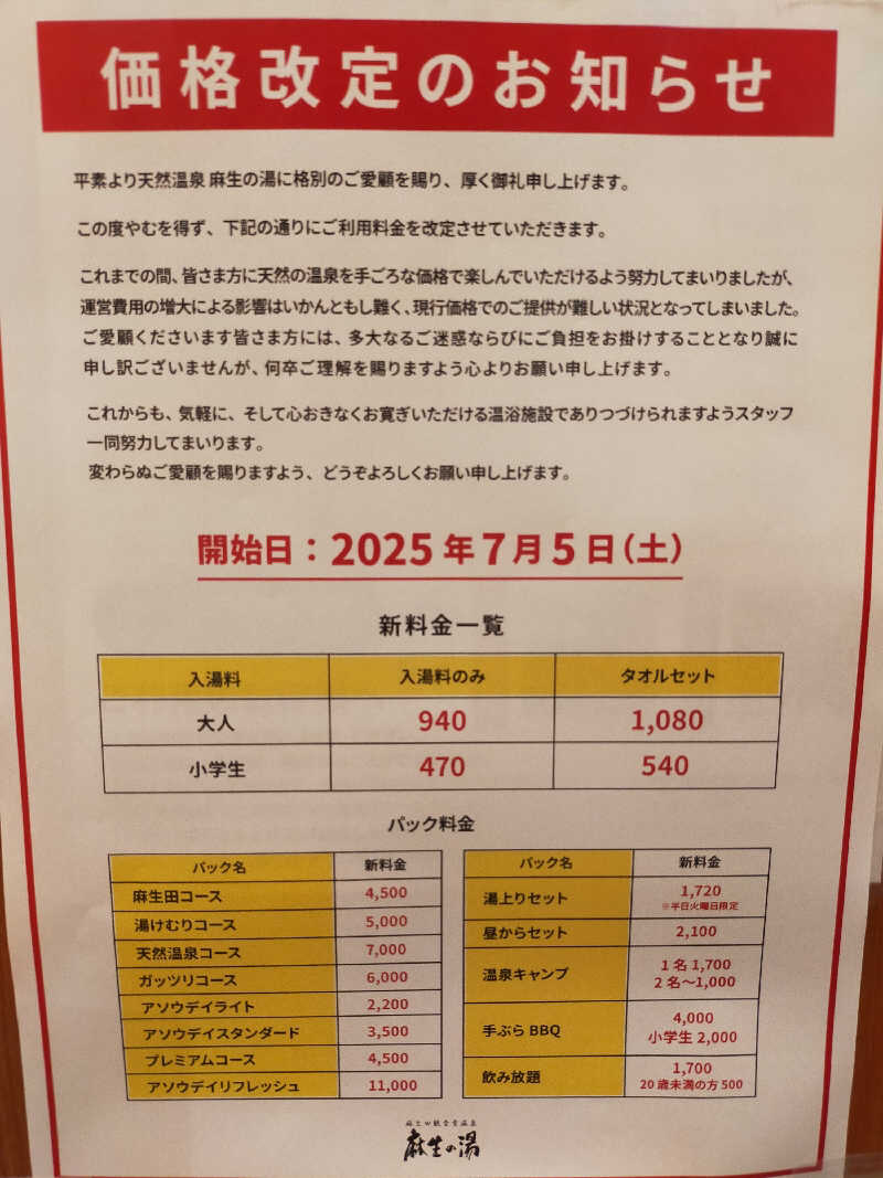 凛々co.さんの麻生の湯のサ活写真