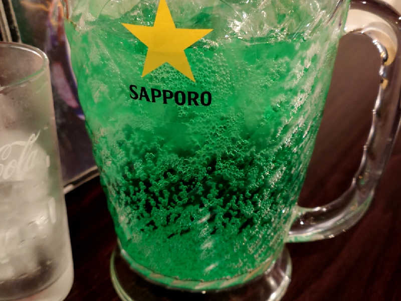 びっくりサイズメロンソーダ