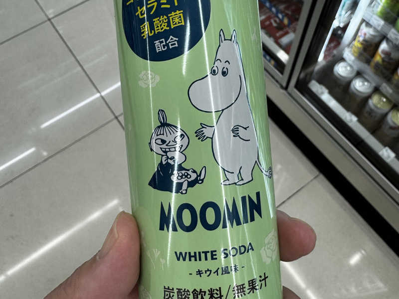 ムーミン　ホワイトソーダ