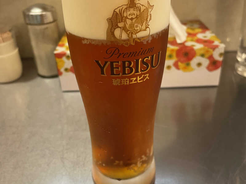 生ビール　琥珀エビス