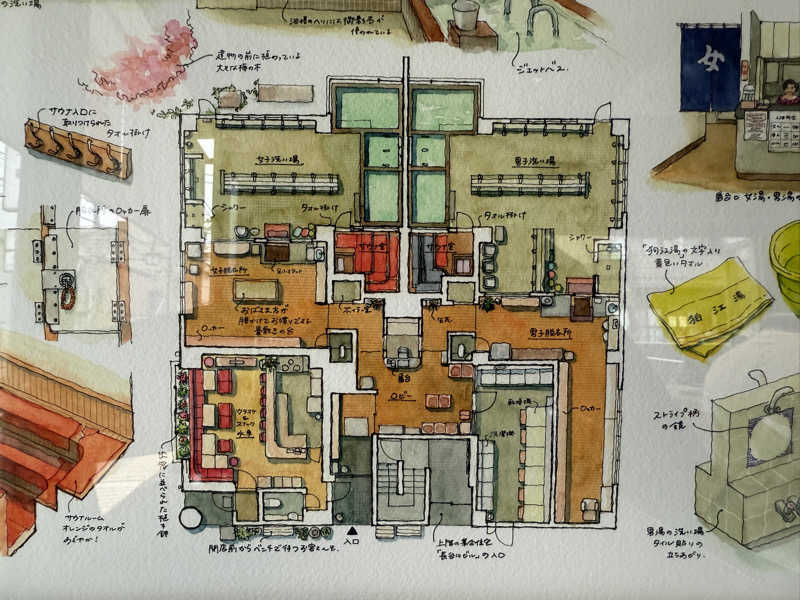 サウナの神は冷やし中華食いてぇ〜さんの狛江湯のサ活写真