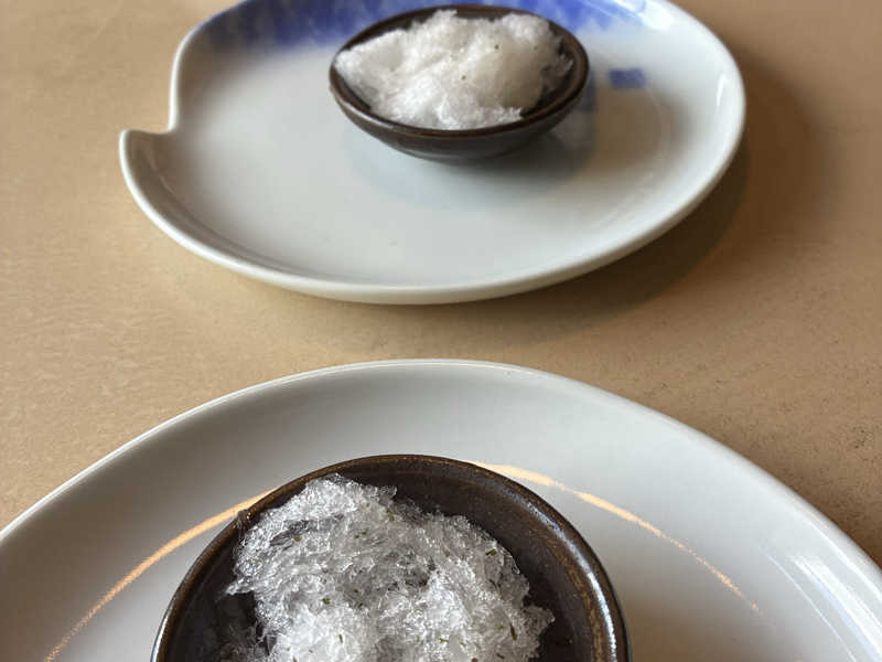 前菜一口紫蘇氷