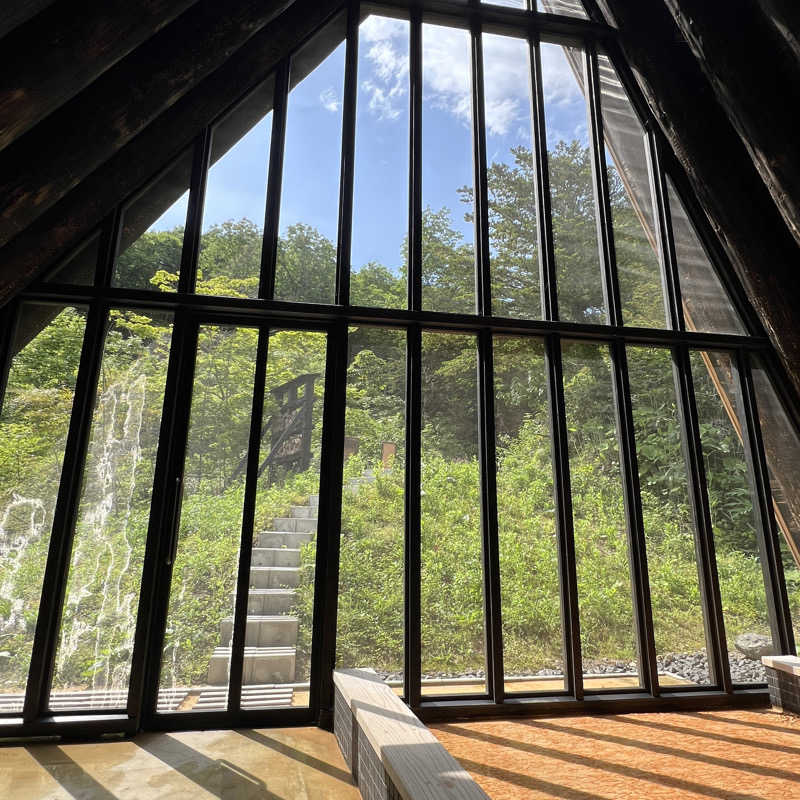 m **さんの知内温泉のサ活写真