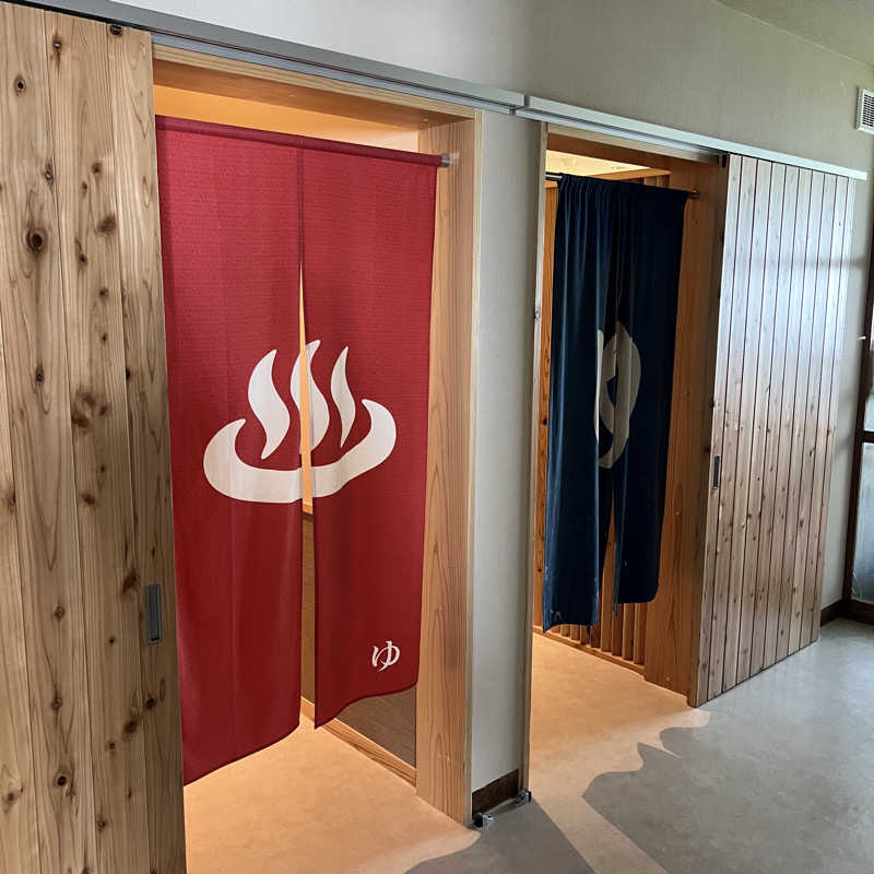 m **さんの知内温泉のサ活写真