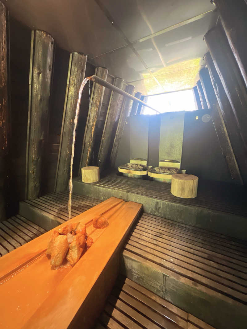 m **さんの知内温泉のサ活写真