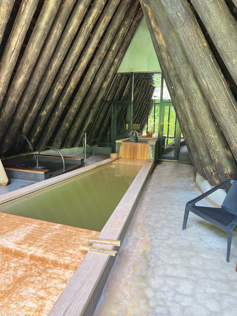 m **さんの知内温泉のサ活写真