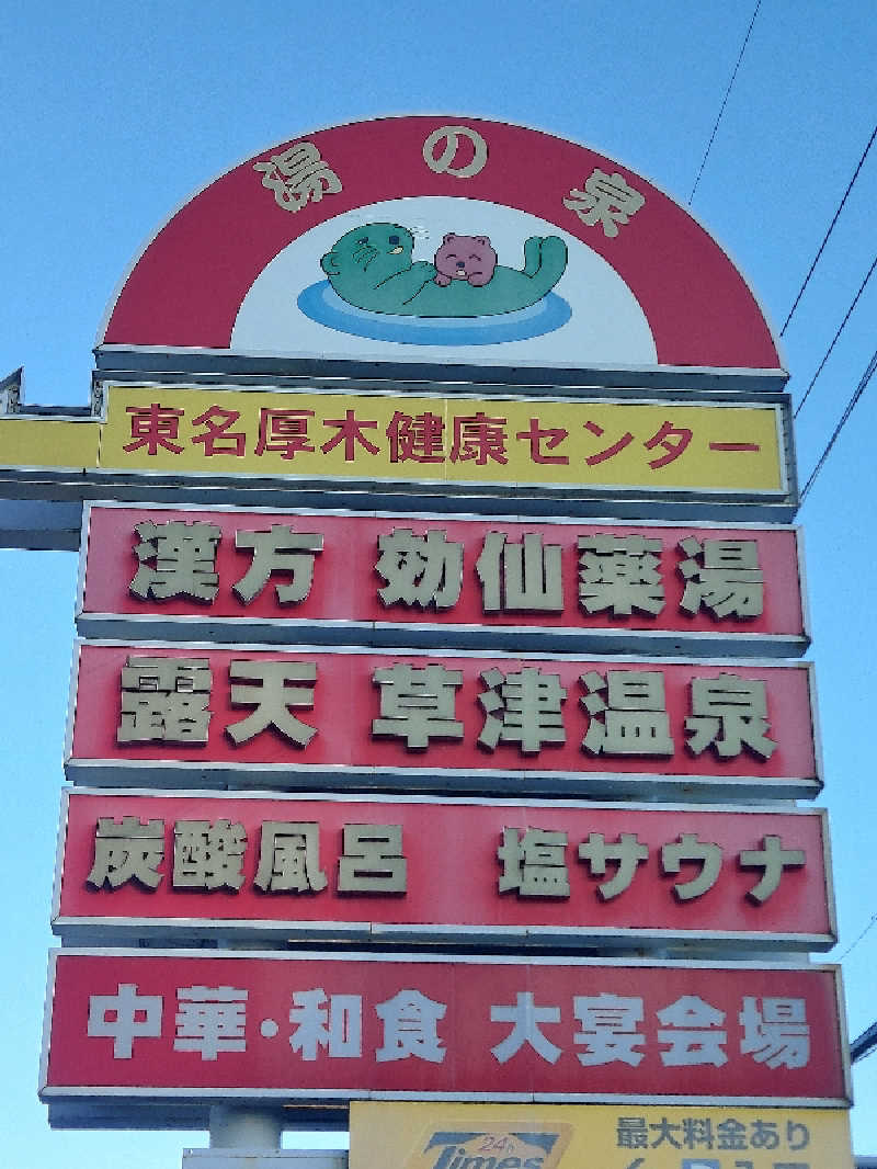 水風呂の中の河馬さんの湯乃泉 東名厚木健康センターのサ活写真